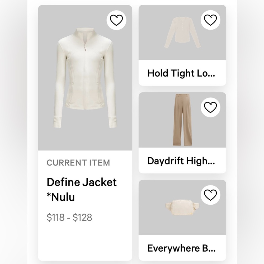 š¤Lululemon Define Jacket fan-favourite in buttery-soft Bone Nulu⢠fabricš¤ - Picture 14 of 16